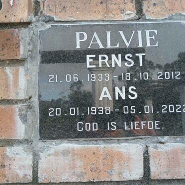 PALVIE Ernst 1933-2012 &amp; Ans 1938-2022