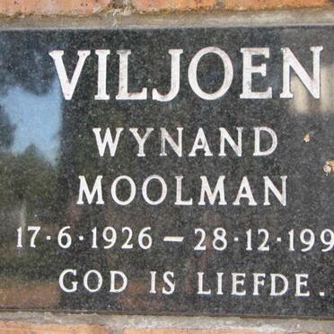 VILJOEN Wynand Moolman 1926-1992
