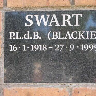 SWART P.L.d.B. 1918-1999