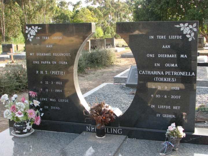 NEETHLING P.H.T. 1922-1984 & Catharina Petronella 1928-2007