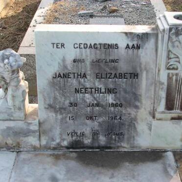 NEETHLING Janetha Elizabeth 1960-1964
