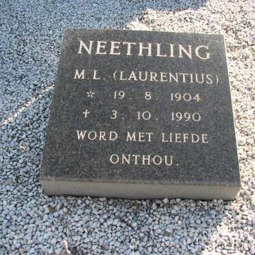 NEETHLING M.L. Laurentius 1904-1990