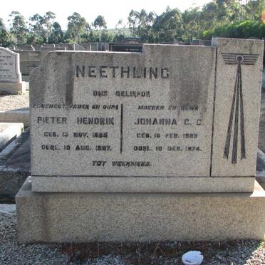 NEETHLING Pieter Hendrik 1885-1967 Johanna C.C. 1888-1974