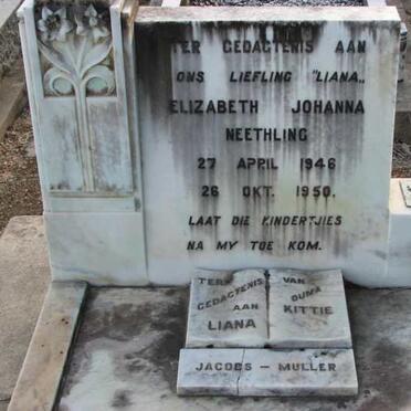 NEETHLING Elizabeth Johanna 1946-1950