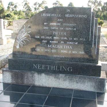 NEETHLING Pieter 1900-1952 &amp; Magrietha 1903-1991