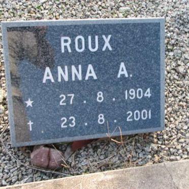 ROUX Anna A. 1904-2001