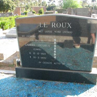 ROUX Gabriel Jacobus, le 1929-1979