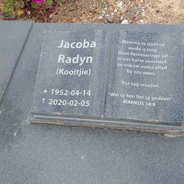 RADYN Jacoba 1952-2020