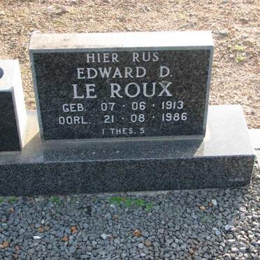 ROUX Edward D., le 1913-1986