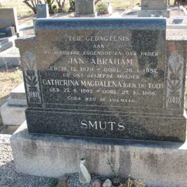 SMUTS Jan Abraham 1879-1957 &amp; Catherina Magdalena DU TOIT 1882-1966