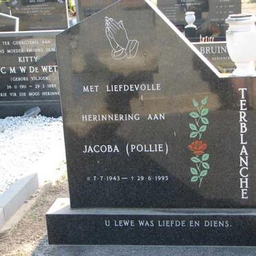 TERBLANCHE Jacoba 1943-1995