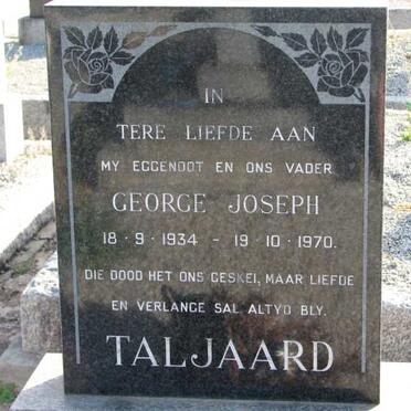 TALJAARD George Joseph 1934-1970