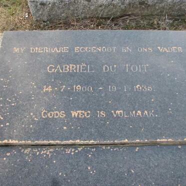 TOIT Gabriel, du 1900-1935