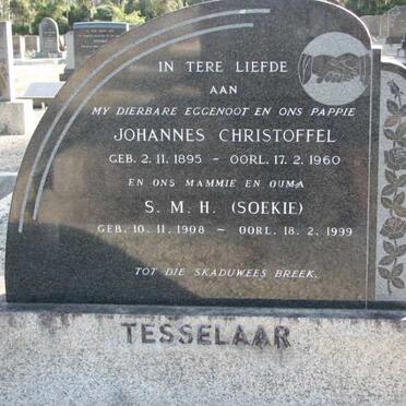 TESSELAAR Johannes Christoffel 1895-1960 &amp; S.M.H. 1908-1999