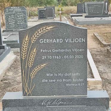 VILJOEN Petrus Gerhardus 1963-2020