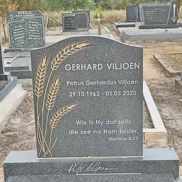 VILJOEN Petrus Gerhardus 1963-2020