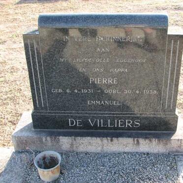 VILLIERS Pierre, de 1931-1958