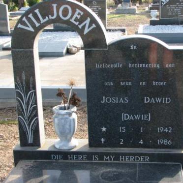 VILJOEN Josias Dawid 1942-1986