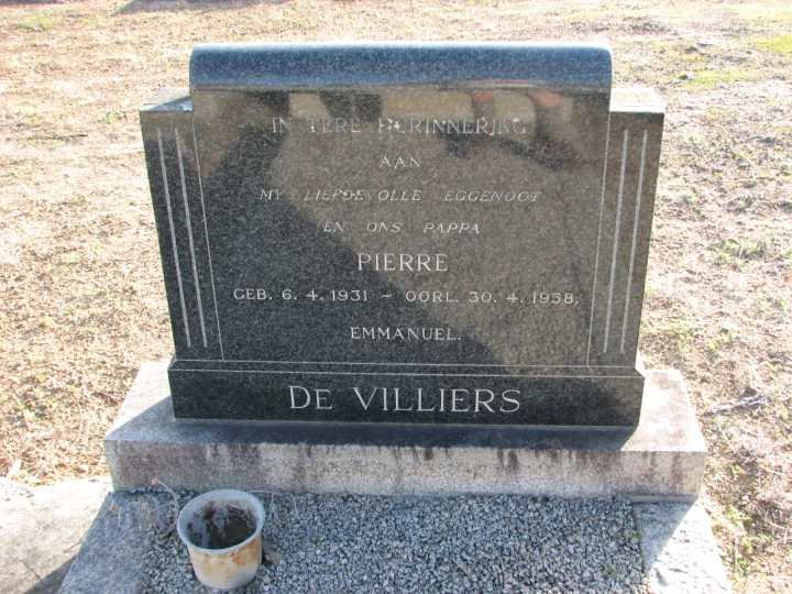 VILLIERS Pierre, de 1931-1958