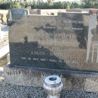 ZYL Louis Daniel, van 1895-1955 &amp; Susanna FRYLINCK 1897-1950