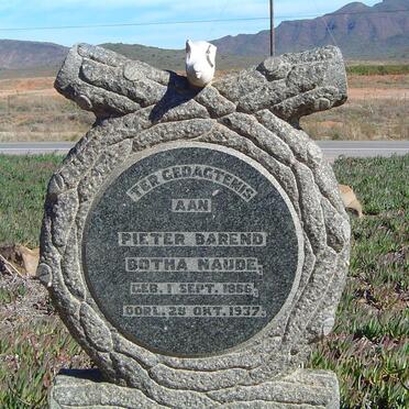 NAUDE Pieter Barend Botha 1886-1937