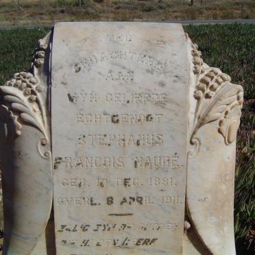 NAUDE Stephanus Francois 1881-1911