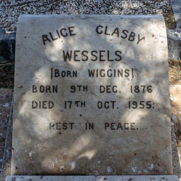 WESSELS Alice Clasby nee WIGGINS 1876-1955