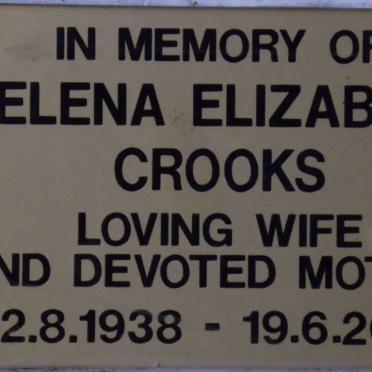 CROOKS Helena Elizabeth 1938-2003