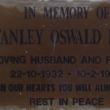 BRUCE Stanley Oswald 1932-1999