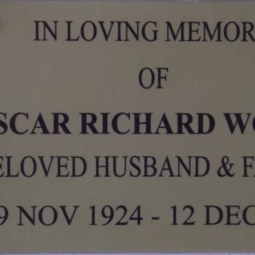 WOCKE Oscar Richard 1924-2010