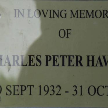 HAVENGA Charles Peter 1932-2010