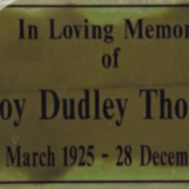 THOMSEN Roy Dudley 1925-2006