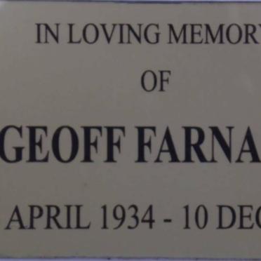 FARNABY Geoff 1934-2008