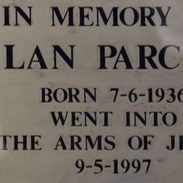 PARCELL Alan 1936-1997