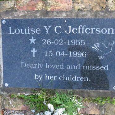 JEFFERSON Louise Y.C. 1955-1996