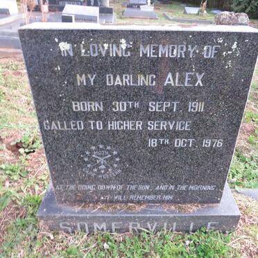 SOMERVILLE Alex 1911-1976