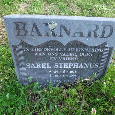 BARNARD Sarel Stephanus 1918-1998