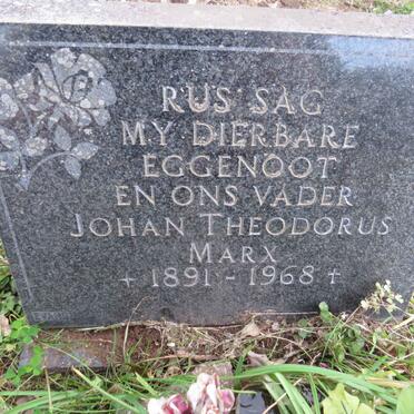 MARX Johan Theodorus 1891-1968