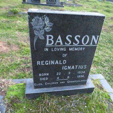 BASSON Reginald Ignatius 1934-1996