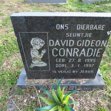 CONRADIE David Gideon 1995-1997