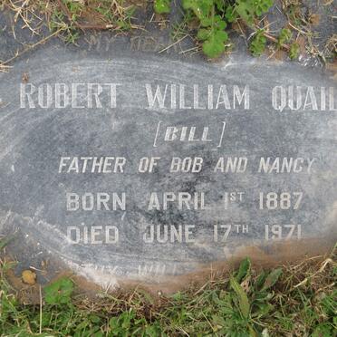 QUAIL Robert William 1887-1971