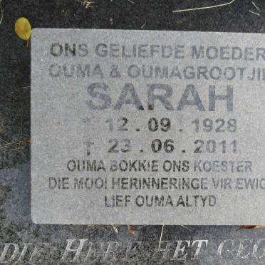 KLEYN Sarah 1928-2011