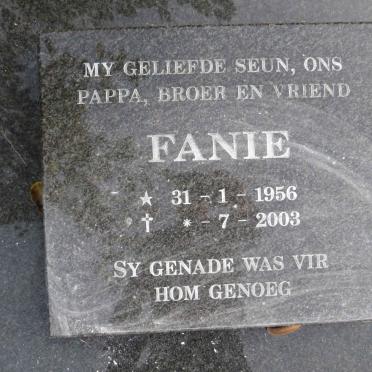 KLEYN Fanie 1956-2003