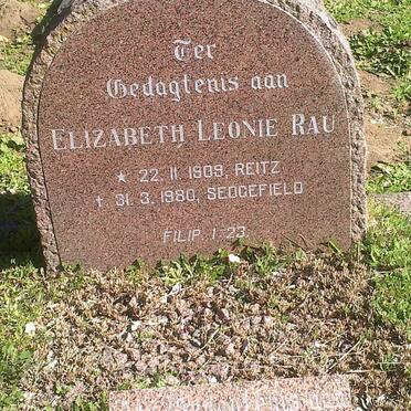 RAU Oscar 1897-1978 &amp; Elizabeth Leonie 1909-1980