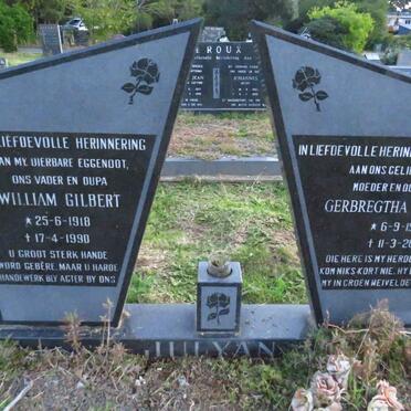 JULYAN William Gilbert 1918-1990 &amp; Gerbregtha E. 1918-2004