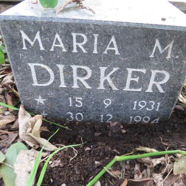 DIRKER Maria M. 1931-1994
