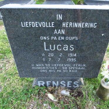 RENSES Lucas 1914-1995 &amp; Mona Therese Gabrielle CHAPART 1919-1986