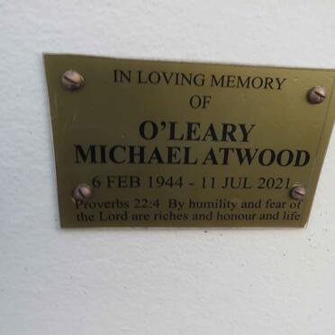 O'LEARY Michael Atwood 1944-2021