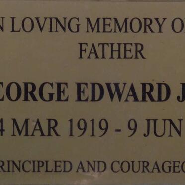 JAMES George Edward 1919-2011