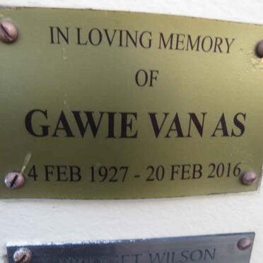 AS Gawie, van 1927-2016